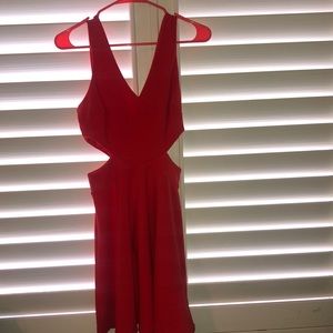 Coral flowy GB dress.